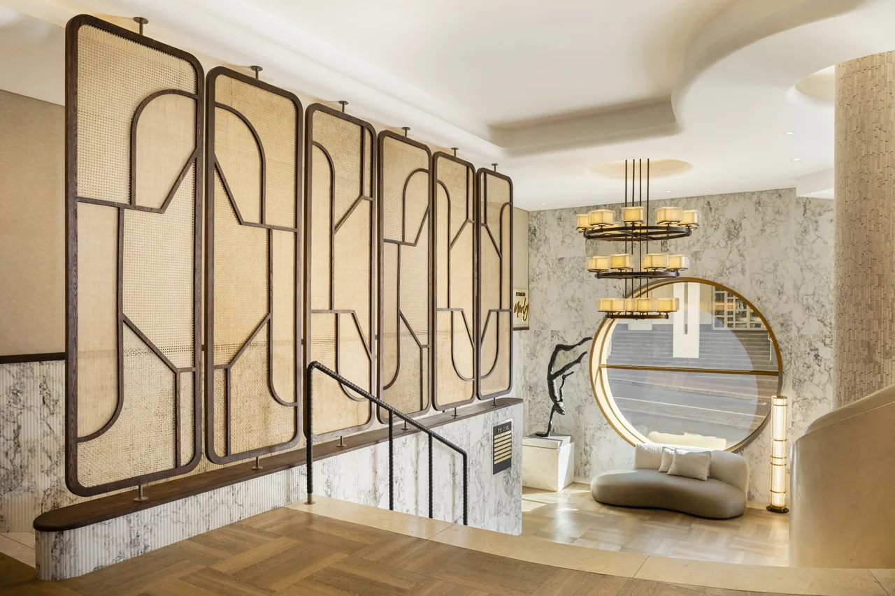 The Cole Hotel reception interior by LL Projects