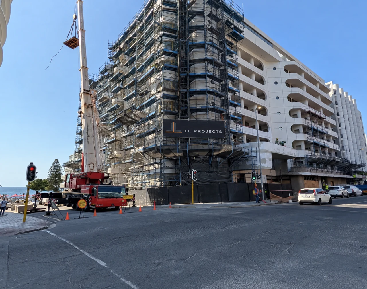 The Cole exterior nearing completion