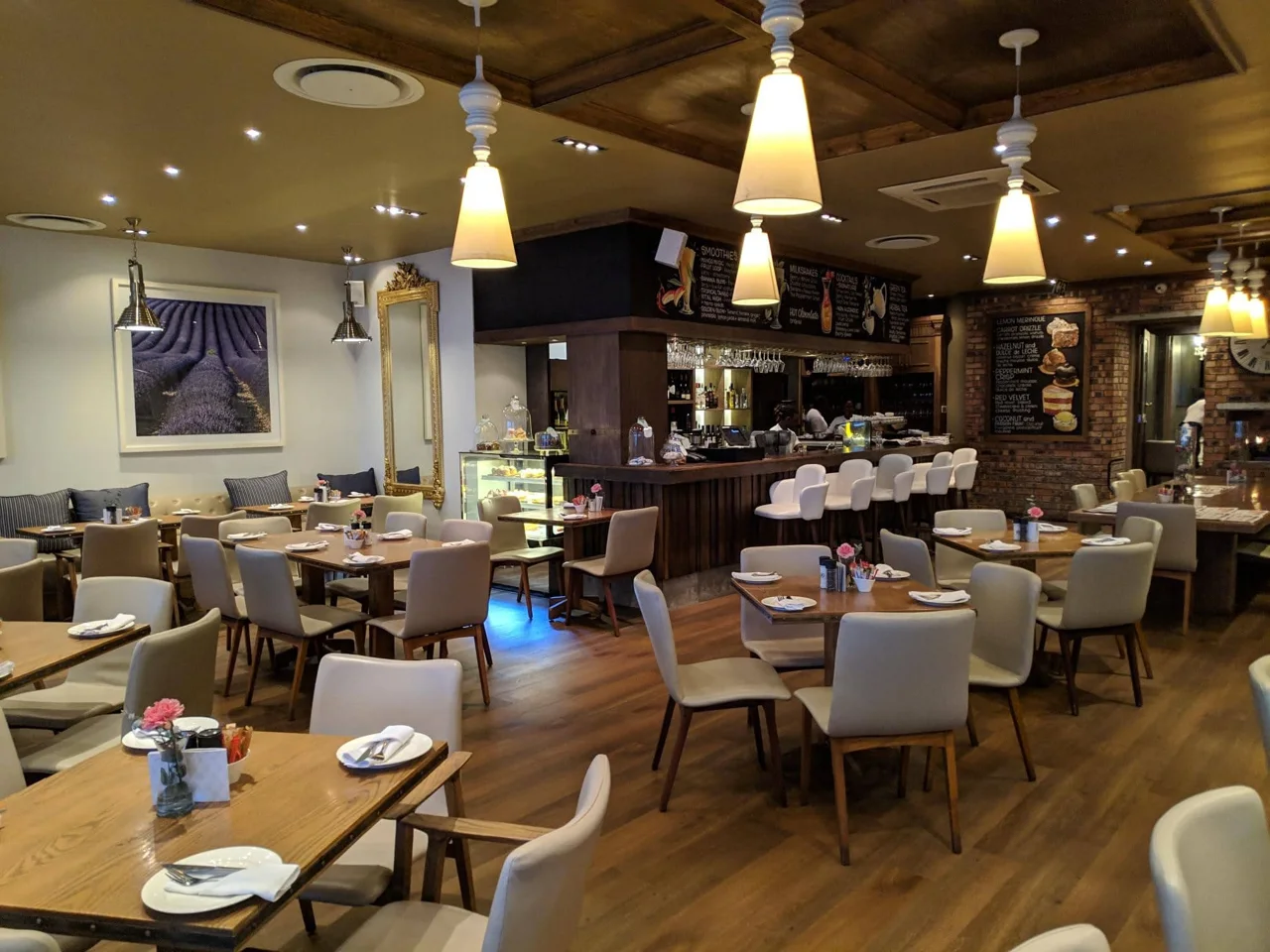 La Belle restaurant interior in Camps Bay